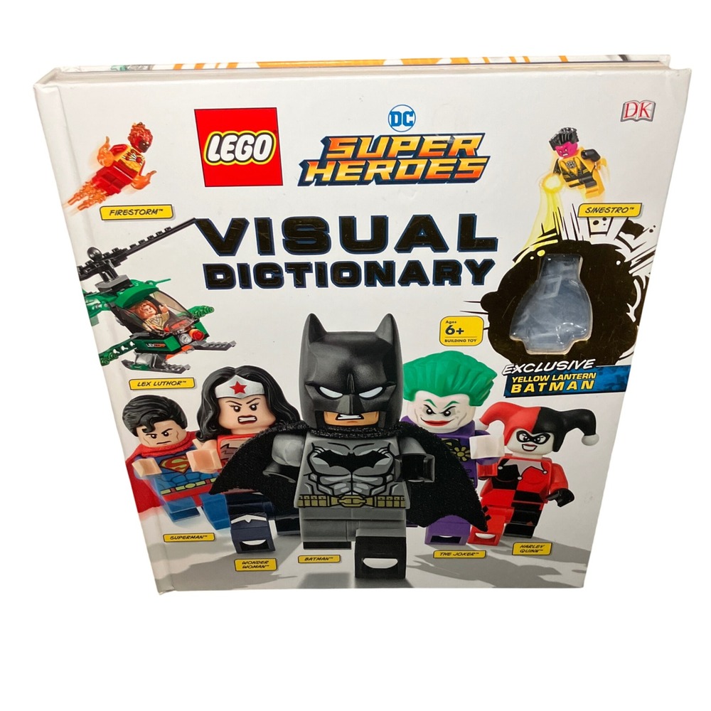 LEGO DC Super Heroes Visual Dictionary Hardcover Book DK No Minifigure DK Book